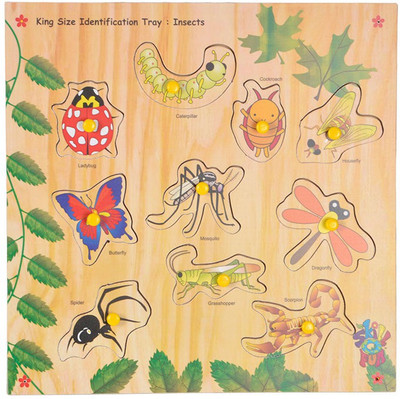 

Skillofun King Size Identification Tray Insects(Multicolor)