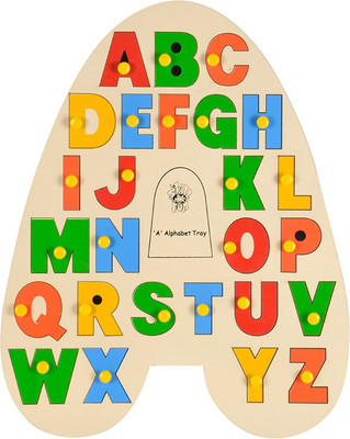 

Skillofun A-Alphabet Tray Knob(Multicolor)