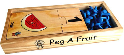 

Skillofun Peg A Fruit-A Number Game(Multicolor)
