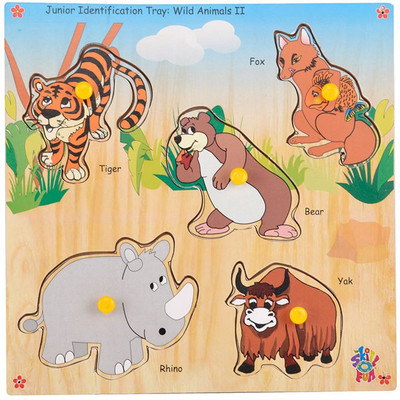 

Skillofun Junior Identification Tray Wild Animals II(Multicolor)