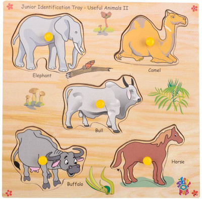 

Skillofun Junior Identification Tray Useful Animals II(Multicolor)