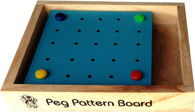 

Skillofun Travel Toy-Peg Pattern Board(Multicolor)