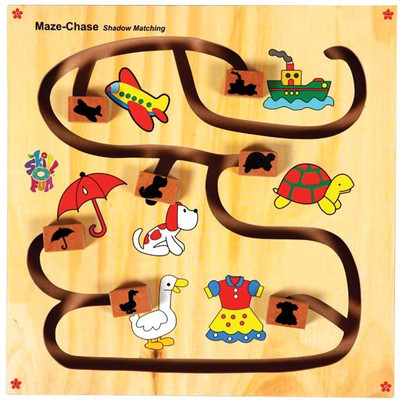 

Skillofun Maze Chase-Shadow Matching Game(Multicolor)