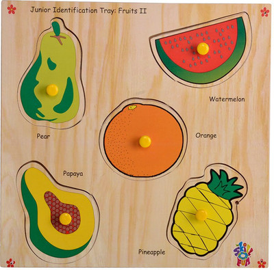 

Skillofun Junior Identification Tray Fruits II(Multicolor)