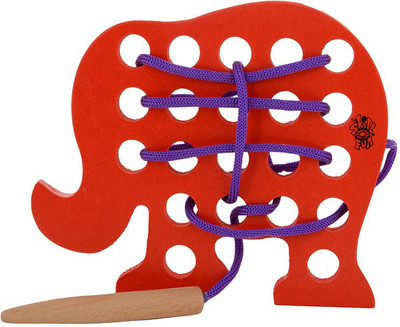 

Skillofun Sewing Toy Elephant(Red, Blue)