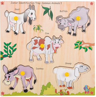 

Skillofun Junior Identification Tray Common Animals I(Multicolor)