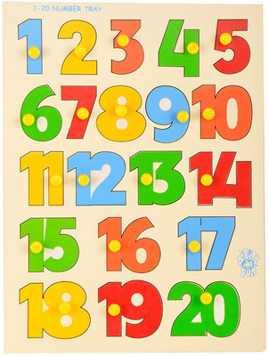 

Skillofun Number Shape Tray(Multicolor)