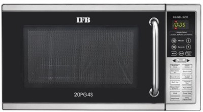 IFB 20 L Grill Microwave Oven(20PG4S, Metallic Silver)