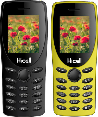

Hicell C1 Tiger Combo of Two Mobiles(Black & Yellow)