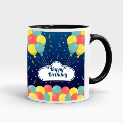 MUGKIN Happy Birthday to you 309 Ceramic Coffee Mug(350 ml)