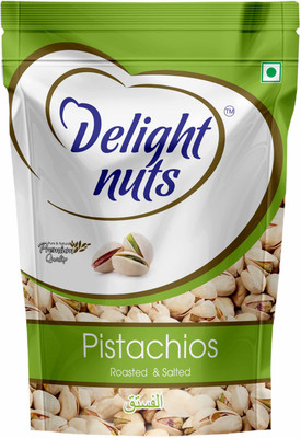 

Delight Nuts Pistachoios Roasted & Salted 200g Pistachios(200 g, Pouch)