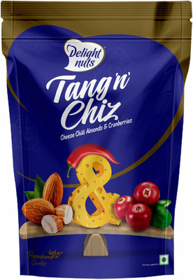 

Delight Nuts Tang'N'Chiz (Cheese Chilli Almonds & Cranberries) 200g(200 g, Pouch)