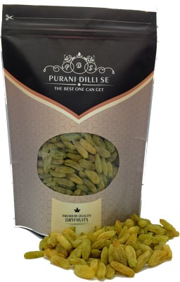 

PuraniDilliSe Green Kishmish Sundekhani Kandhari Raisins(400 g, Pouch)