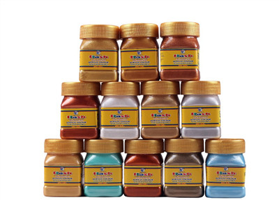 

Flash Acrylic Metallic Colours Assorted ( 50 ML )(Set of 1, Metallic)