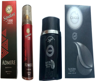 

dsp GUGGI BLACK PERFUME 100 ML +SIGNATURE ADMIRE 1500 SHOTS PERFUME 145 ML Eau de Parfum - 145 ml(For Men & Women)