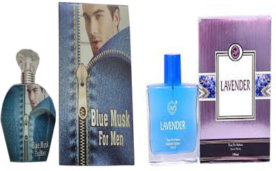 

dsp BLUE MUSK PERFUME 100 ML +LAVENDER PERFUME 100 ML Eau de Parfum - 100 ml(For Men & Women)