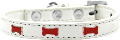 Mirage Pet Products Dog Everyday Collar(, White