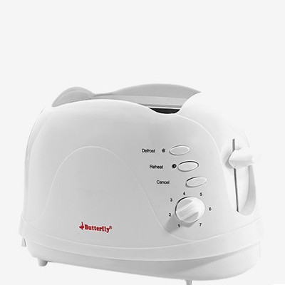 

Butterfly C1822A00000 750 W Pop Up Toaster(White)