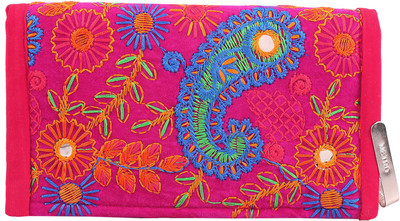 

Craft Trade Stylish Cotton Handmade Bag For Girls Pouch(Red)