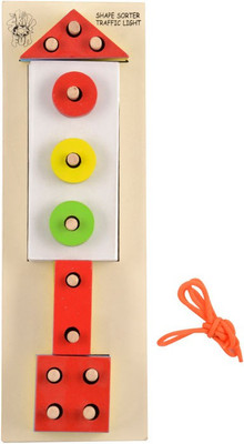 

Skillofun Shape Sorting Board-Traffic Light(1 Pieces)