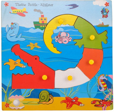 

Skillofun Theme Puzzle Standard Alligator(1 Pieces)