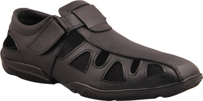 

Honuor Men Black Sandals