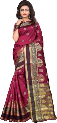 Ratnavati Woven Kanjivaram Art Silk Saree(Maroon)