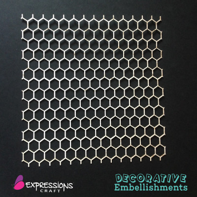 

Expressions Craft Stamps Designer Beehive Mixed media Frame DIY Decorative Embellishment Theme, Scrapbook Kit(DIY)