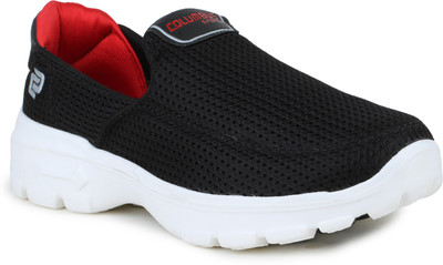 

Columbus MH-02-Black Red Casuals For Men(Black, Red