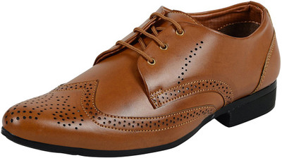 

Elvace Brown formal Shoes for men-9019 Lace Up For Men(Brown, 919a;brown