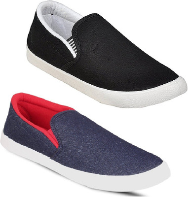 

Genial Casuals For Men(Multicolor, Blkwht:dnmred