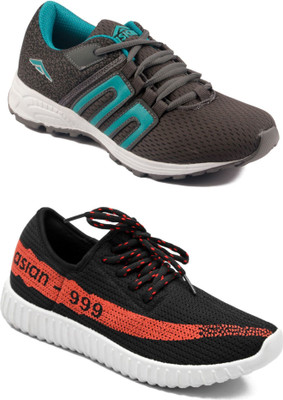 

Asian Men Casual & Running Shoes Combo Pack of 2 Casuals For Men(Multicolor