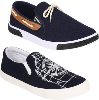 

Genial Casuals For Men(Multicolor, Black:blue