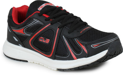

Columbus LD-0023-Black Red Running Shoes For Men(Black, Red
