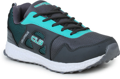 

Columbus LD-0019-Grey Green Training & Gym Shoes For Men(Green, Black