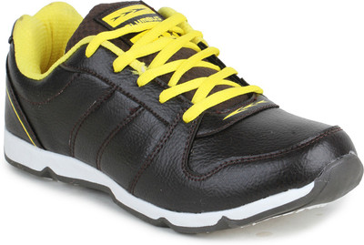 

Columbus HM-006-Brown Yellow Running Shoes For Men(Brown, Yellow