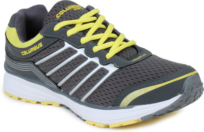 

Columbus SKM-17-Grey Yellow Running Shoes For Men(Grey, Yellow