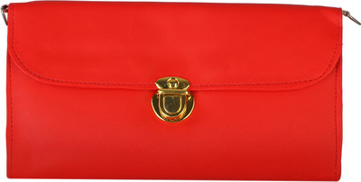 

Fantosy Women Casual Red PU Sling Bag