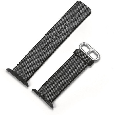 

Midkart 42 mm Black & White Texture Nylon Adjustable Hook Belt Series 1/ 2 / 3 / Smart Watch Strap(Black, White), Black and white