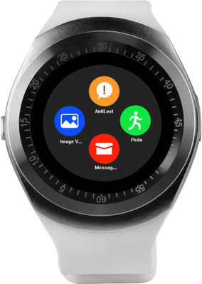 

IBS Y1 Multi Function White Smartwatch(White Strap Free Size)