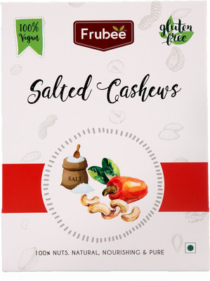 

Frubee 1 Kg Value Pack Roasted Salted Cashews Premium (250 g x 4 packs = 1 Kg)(1000 g, Pack of 4)