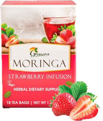 Grenera STRAWBERRY INFUSION Strawberry Herbal Tea Bags Box(36 g)