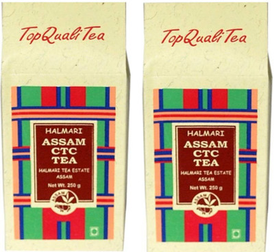 

Top Quali Tea Halmari Assam CTC 250g Each Pack of 2 (200 Cups) Tea Pouch(500 g)