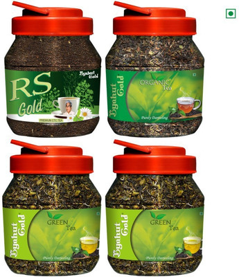 

Byahut Gold Organic Tea Green Tea Combo 850g with RS Gold (CTC Tea) 250g Herbs Green Tea Plastic Bottle(850 g)