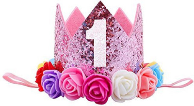 

Ziory Crown & Tiara(Pink, Pack of 2)