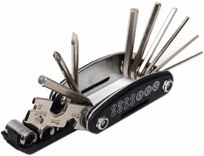 

Shrih 15 In 1 Bicycle Tools Sets - Multi Repair Tool Kit Wrench Screwdriver File Sports Kit Cycling Multi-Purpose Tool Kit