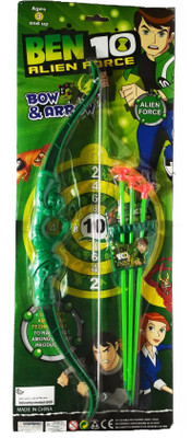 

ClueSteps Ben 10 Alien Force Style Warrior Set - with Bow and Arrow(Multicolor)