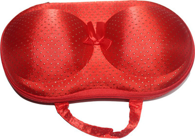 

ShopyBucket Women's Underwear Case Travel Portable Storage Bag Box Protect Bra Panty Lingerie Organizer(random colour will be shipped)(Red)