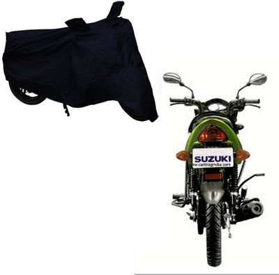 ABS AUTO TREND Two Wheeler Cover for Suzuki(Hayate, Black)