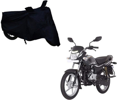 ABS AUTO TREND Two Wheeler Cover for Bajaj(Black)